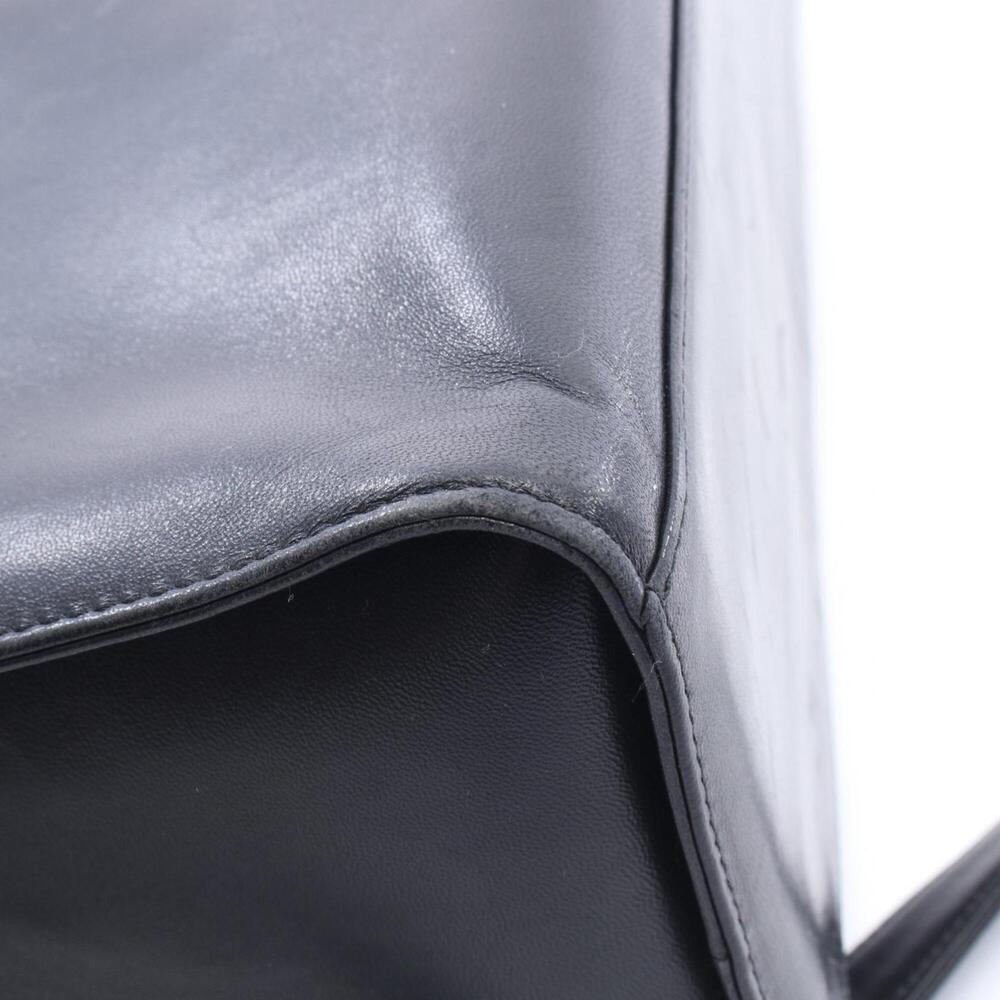 Loewe Anagram 2-Way Tote Bag Handbag Leather Women's Black - Picture 8 of 10